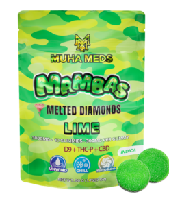 Lime Melted Diamonds Gummies