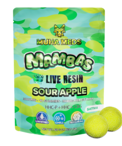 Sour Apple Live Resin Gummies